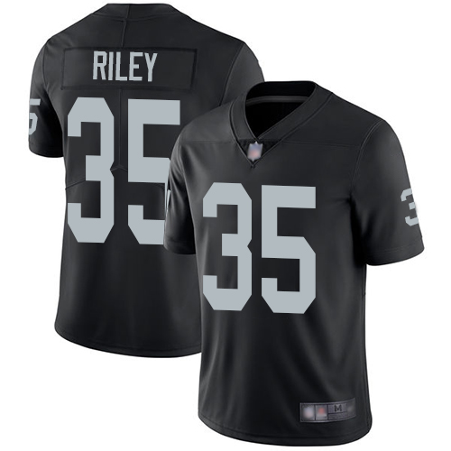 Men Oakland Raiders Limited Black Curtis Riley Home Jersey NFL Football 35 Vapor Untouchable Jersey